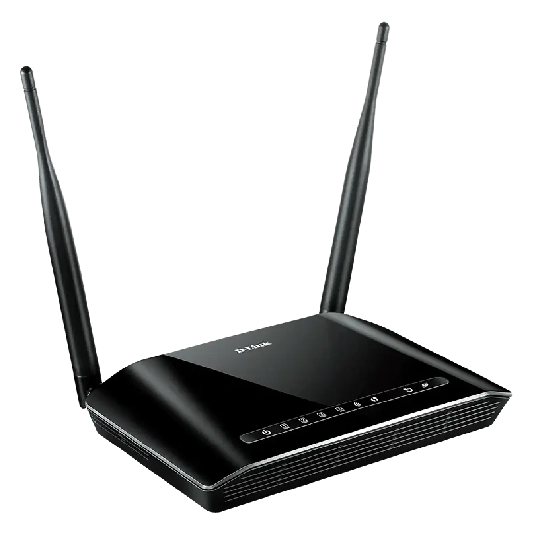 D-Link DSL 2740U Wireless Router Fast Internet for Home and Office