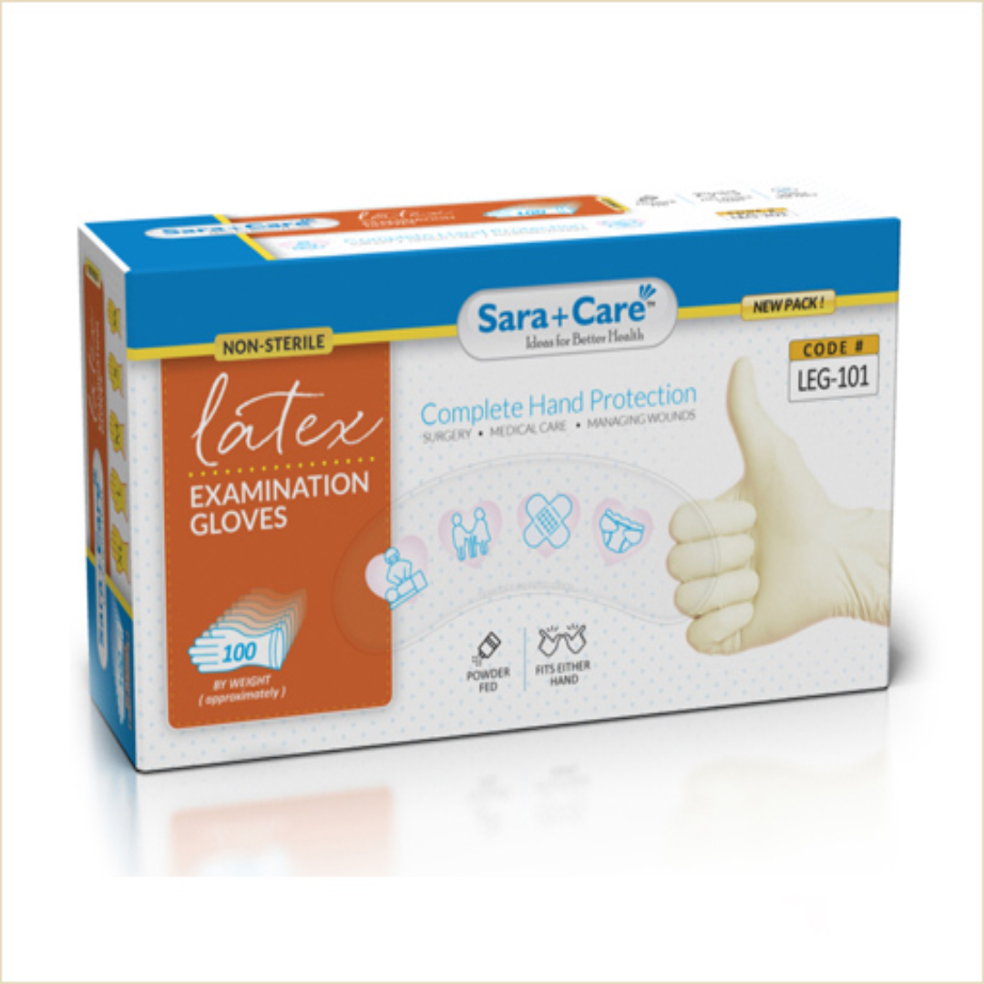 Latex Medical Gloves - Disposable & Sterile Examination Gloves