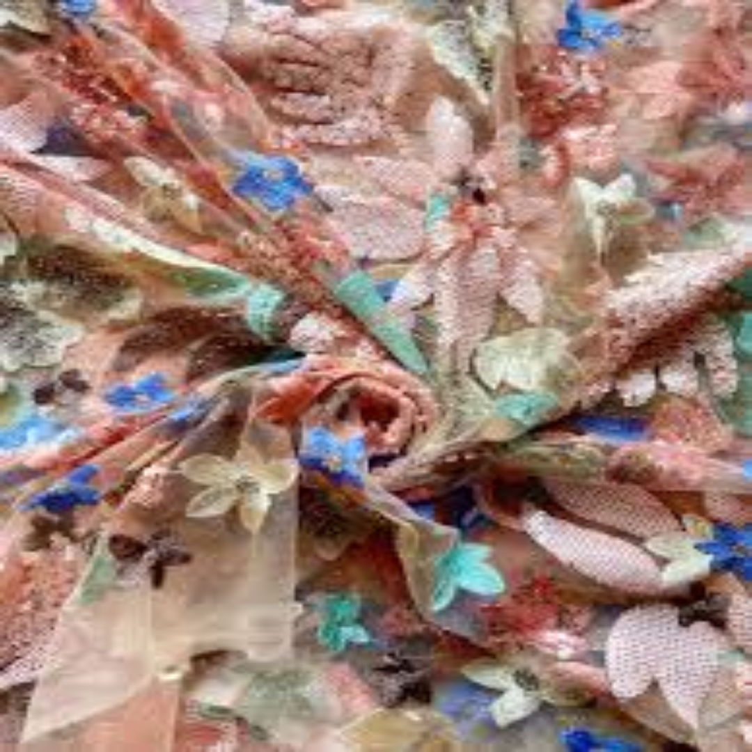 Embroidery Sequined Fabrics