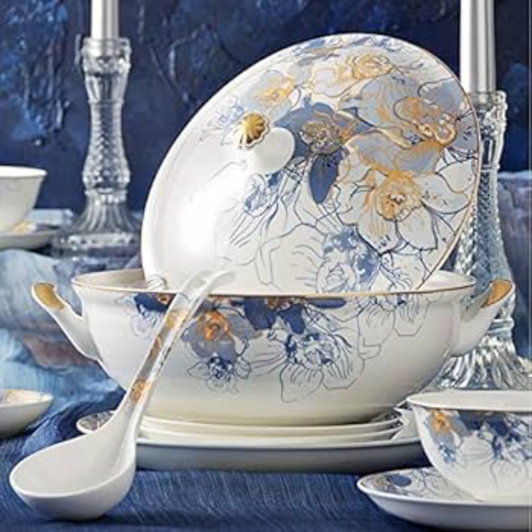 Porcelain Dinnerware Set for Export and Premium Hospitality