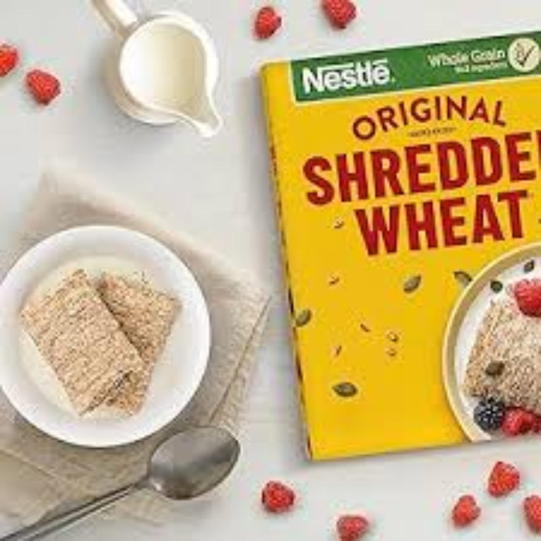 Shredded Cereals Healthy High Fiber Breakfast Option for Daily Nutrition Energy and Balanced Diet