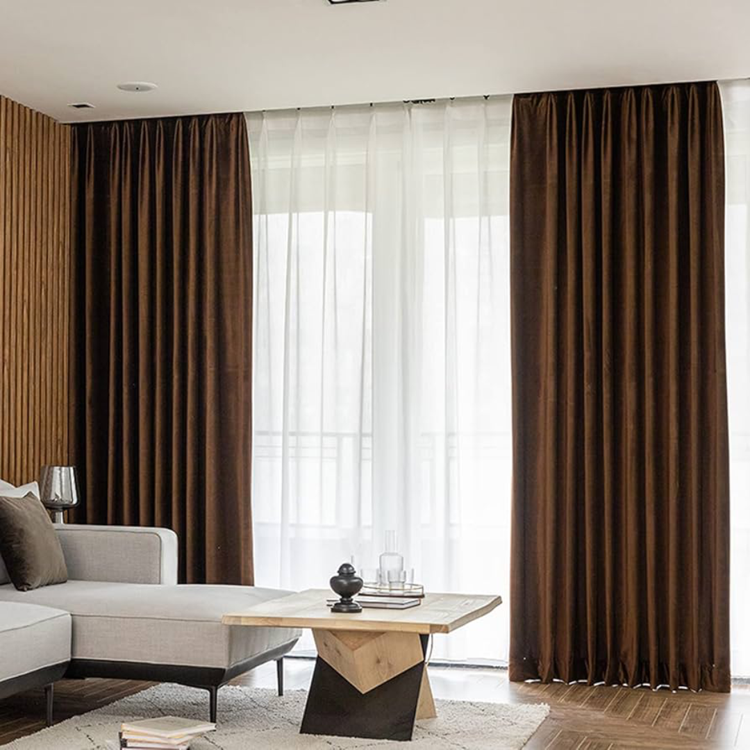 Thermal Curtains Energy Efficient Insulating Window Drapes to Reduce Heat Loss and Outside Noise
