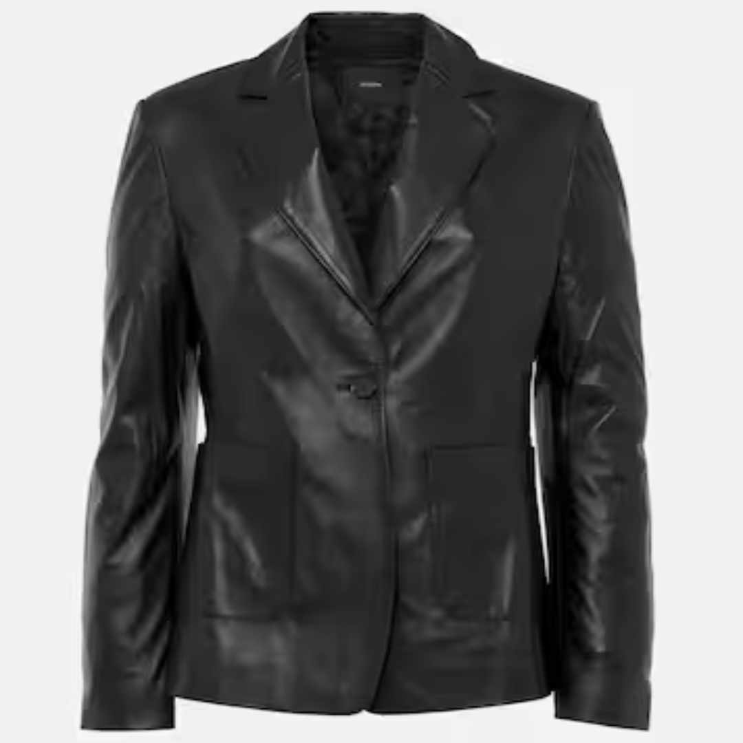 Formal Leather Blazers For Business Wear