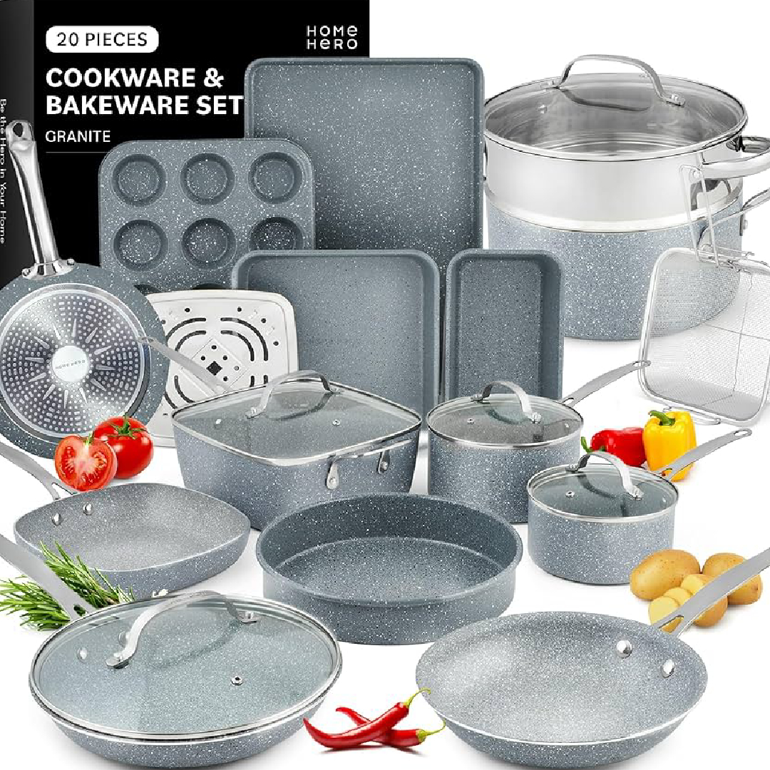 Cookware pots, pans, bakeware