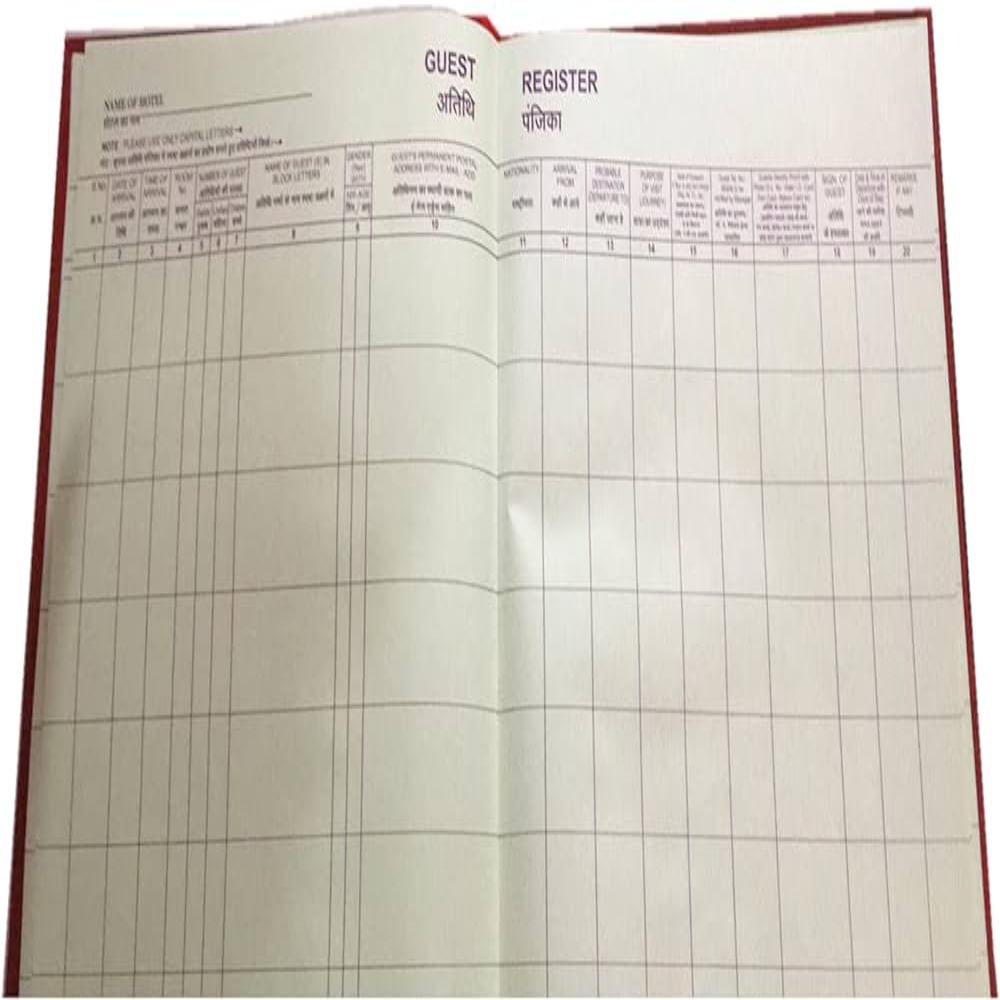 Guest Registration Supplies