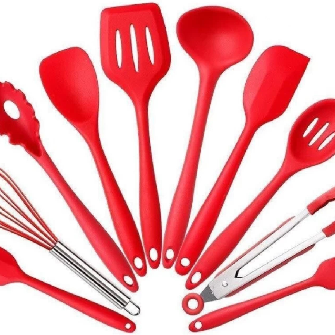 Utensils spoons, knives, spatulas