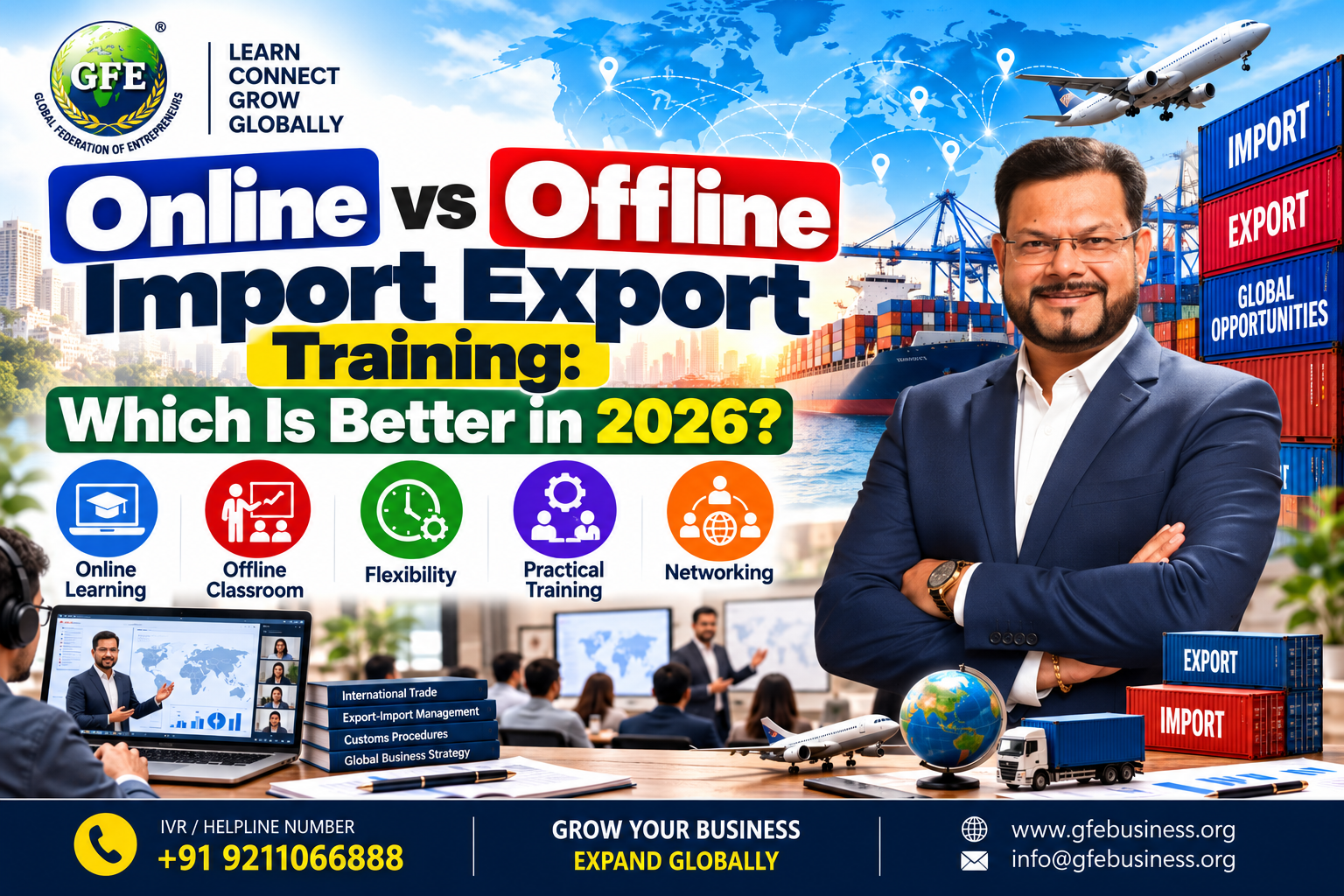 Online vs Offline Import Export Training: Which Is Better in 2026?