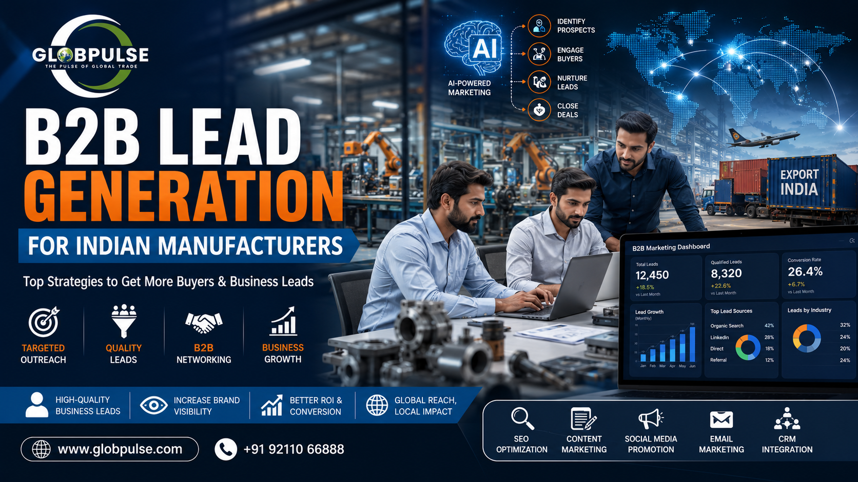 Top 10 B2B Lead Generation Strategies for Indian Manufacturers