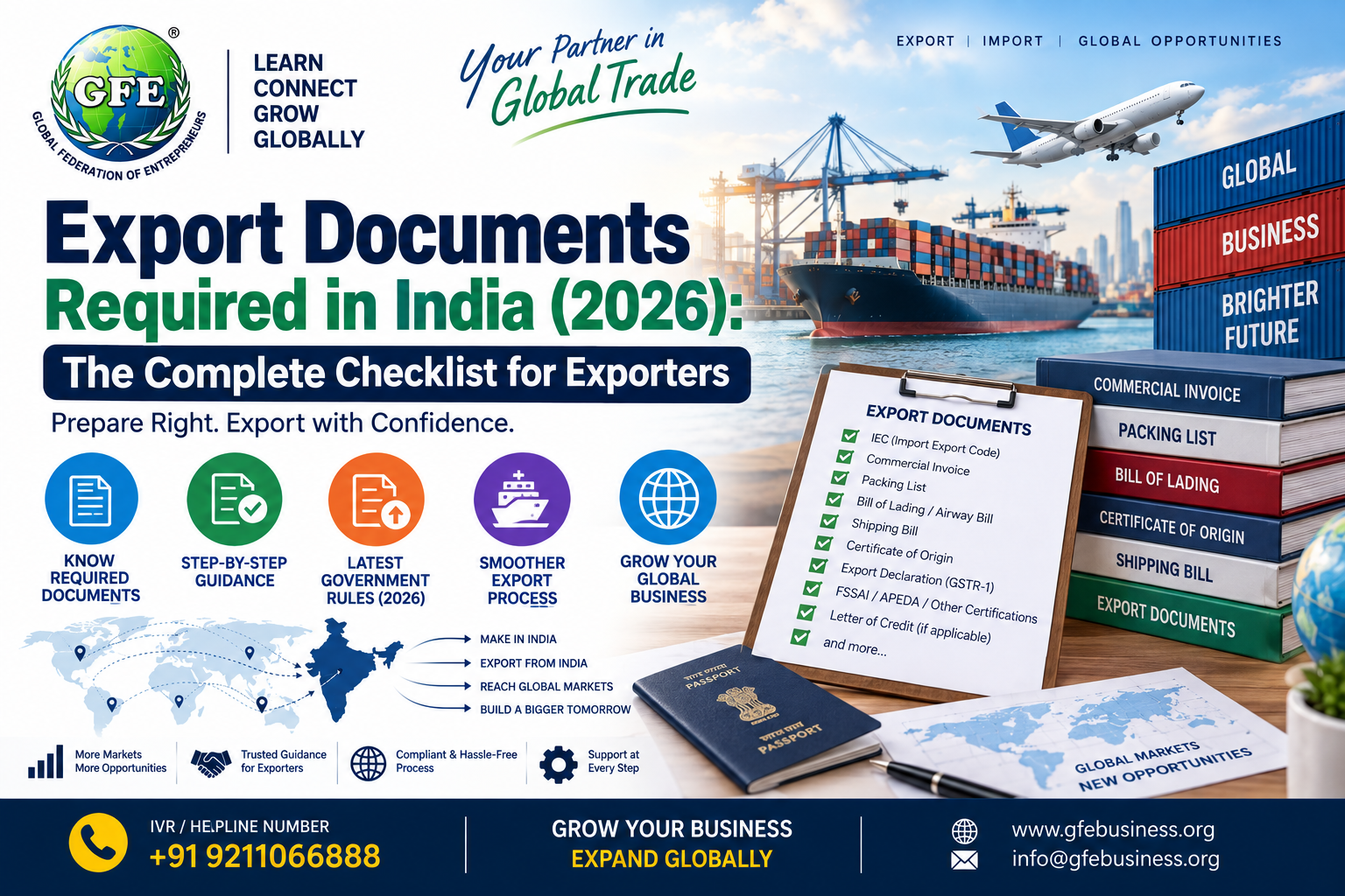 Export Documents Required in India (2026): The Complete Checklist for Exporters