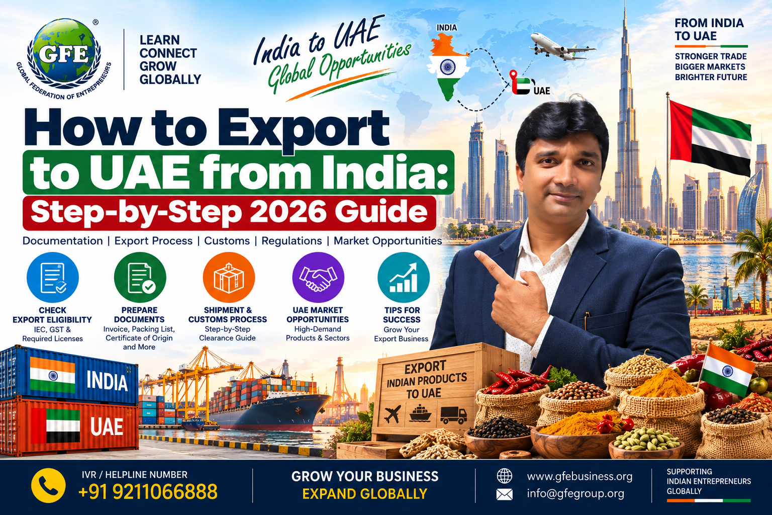 How to Export to UAE from India: Step-by-Step 2026 Guide