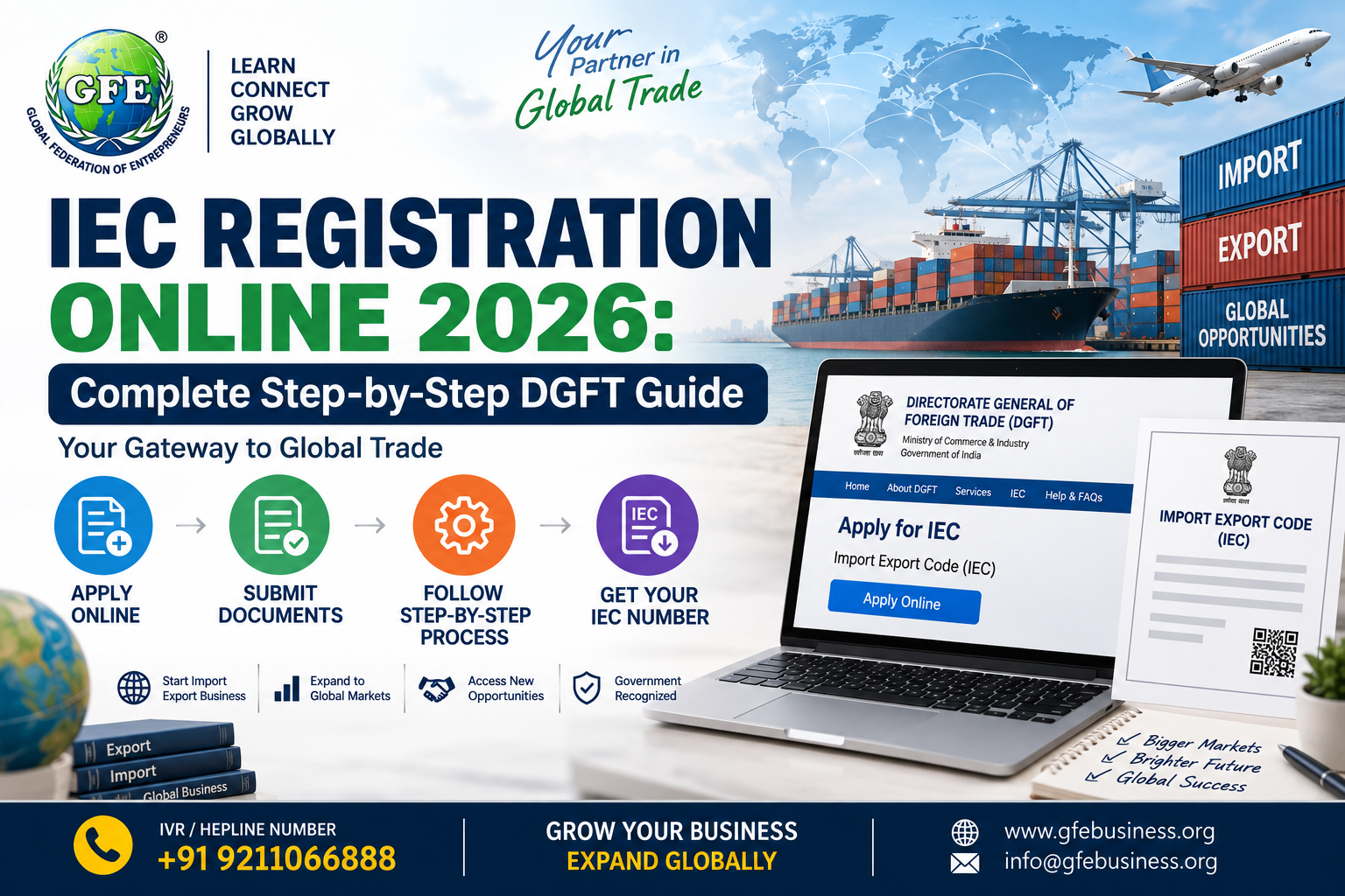 IEC Registration Online 2026: Complete Step-by-Step DGFT Guide
