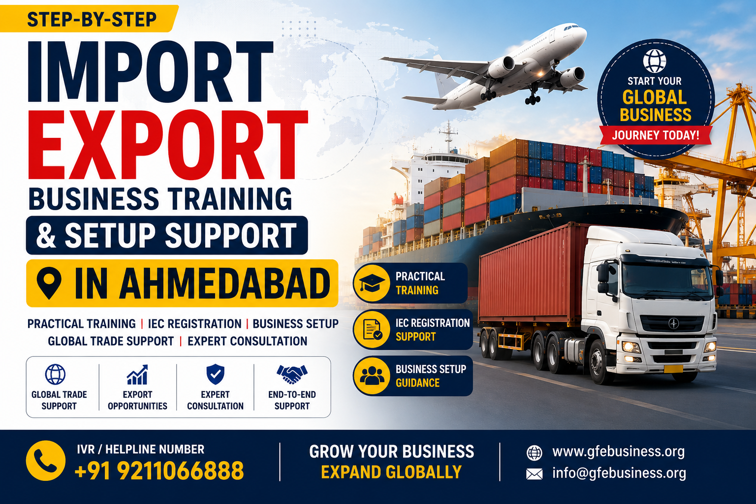 Import Export Business Training & Setup Support in Ahmedabad