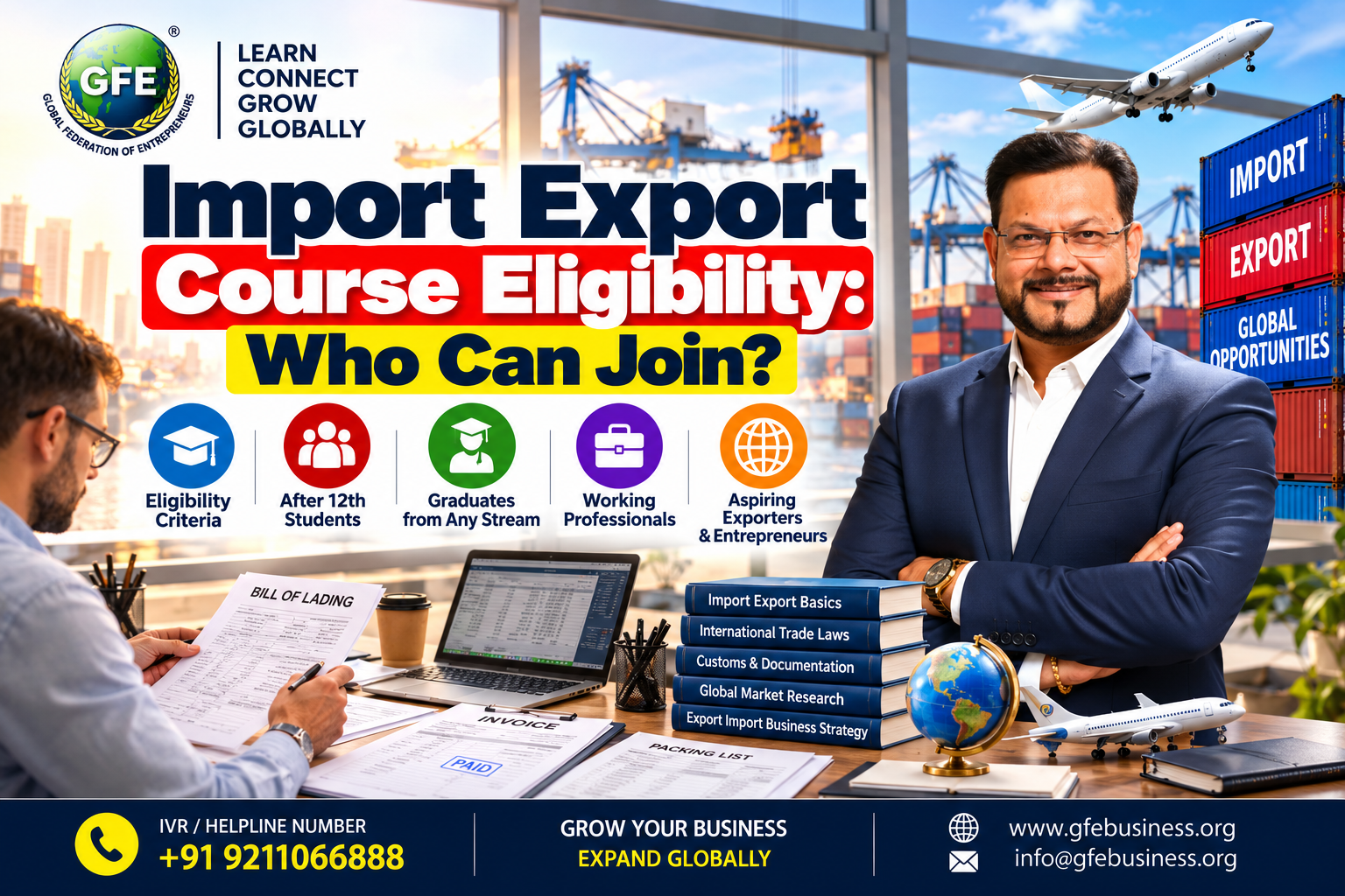 Import Export Course Eligibility: Who Can Join and Start a Business?