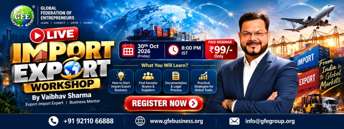 LIVE IMPORT-EXPORT WORKSHOP with Vaibhav Sharma